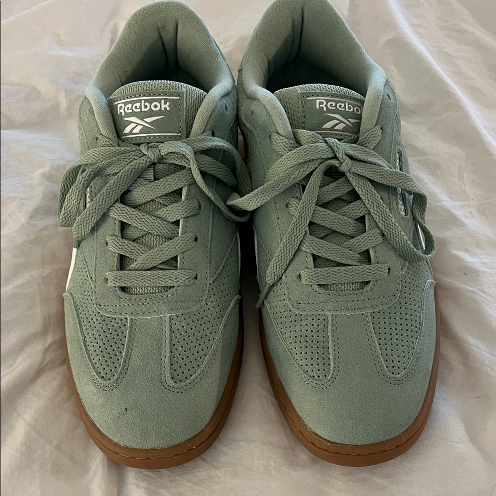 Reebok Green Sneakers with Gum Sole